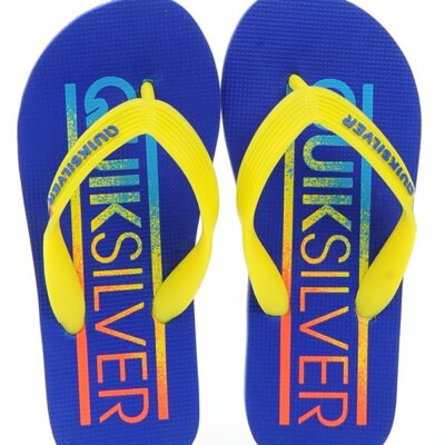 Sandalias QUIKSILVER Chanclas goma playa niño Wordmark Molokai (xbyb) Ref. AQBL100039 azul/amarilla