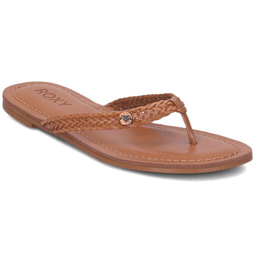 Sandalias ROXY Chanclas cuero sintético dedo Mujer Carmen (chl) Ref. ARJL200523 marrón