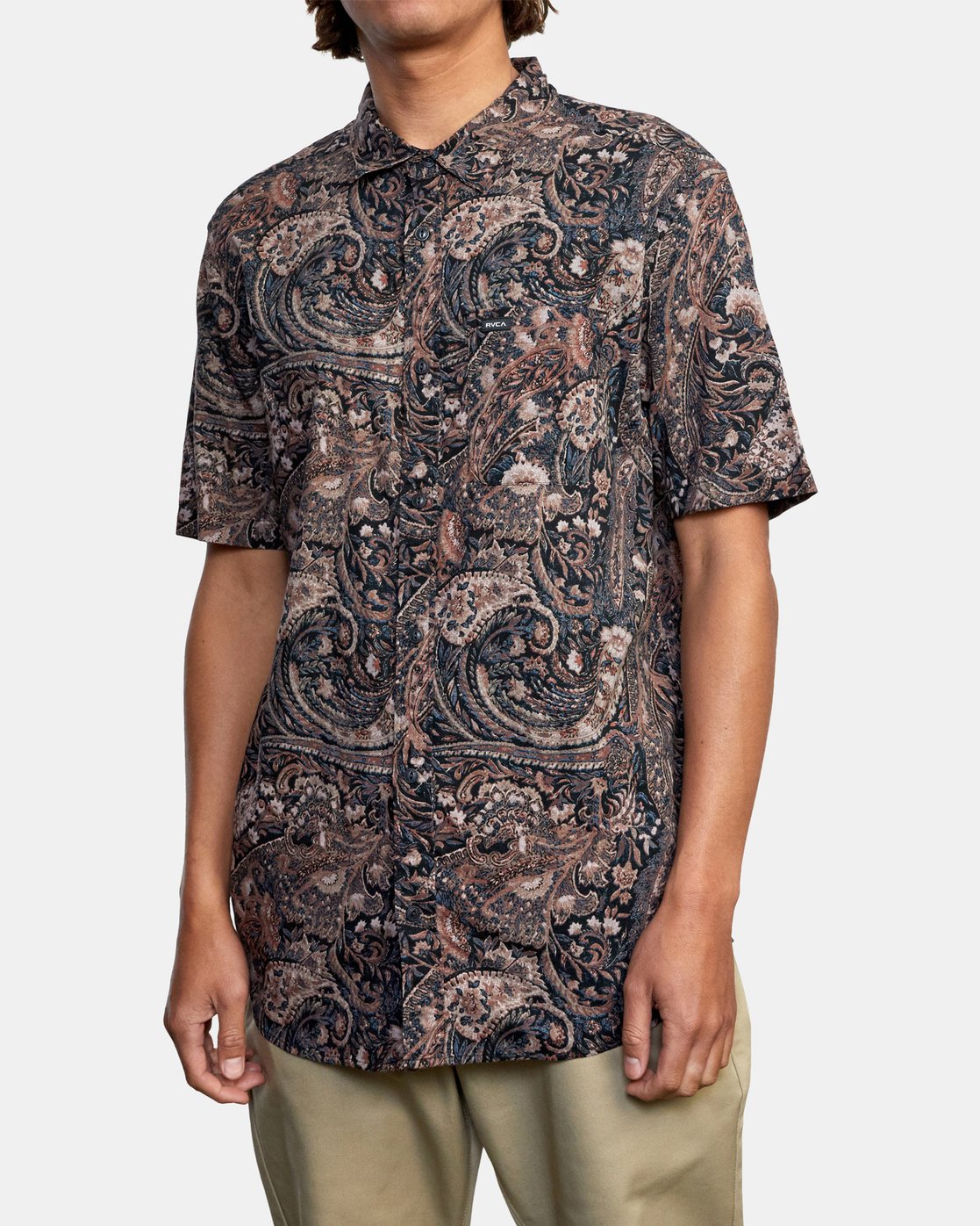 Camisas estampadas store manga corta hombre
