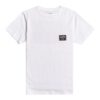 Camiseta BILLABONG manga corta niño surfera Bad Billy Arch white Ref. W2SS39 blanca