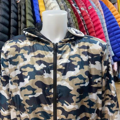 Chaqueta chubasquero Jott Hombre MARS BASIC 9903/920 Army Bleu Justoverthetop camuflaje azul