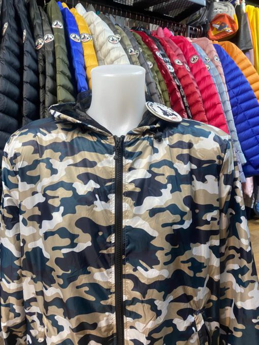 Chaqueta chubasquero Jott Hombre MARS BASIC 9903/920 Army Bleu Justoverthetop camuflaje azul