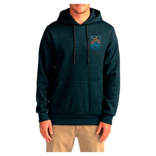 Sudadera BILLABONG para hombre con capucha Adventure Division Collection Peak Black Ref. U1HO08 negra