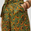 Pantalón fluido O'NEILL práctico y cómodo para Mujer PANTS ALL OVER PRINT Yelow/Green Ref. 1A7750 amarillo/verde flores