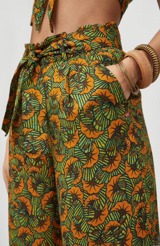Pantalón fluido O'NEILL práctico y cómodo para Mujer PANTS ALL OVER PRINT Yelow/Green Ref. 1A7750 amarillo/verde flores