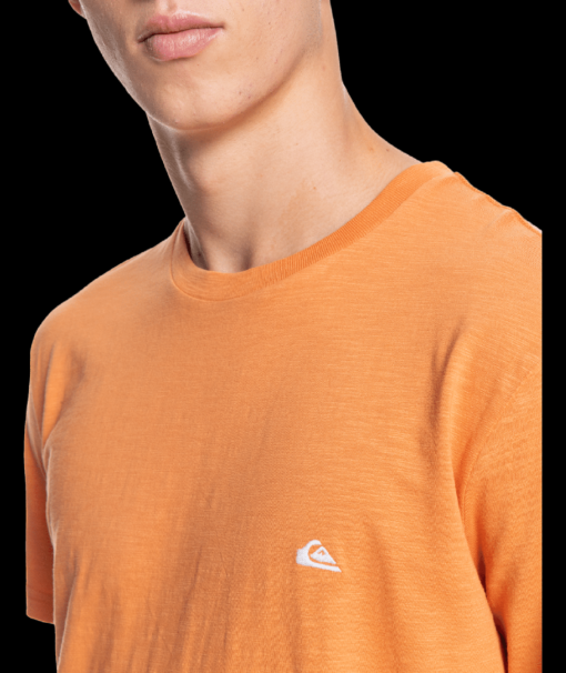 Camiseta QUIKSILVER Hombre manga corta Witton orange (NLF0) Ref. EQYZT04118 naranja básica logo