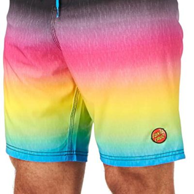 Bañador SANTA CRUZ surfero Hombre Short elástico Fader Boardshort Ref. SCBSF multicolor