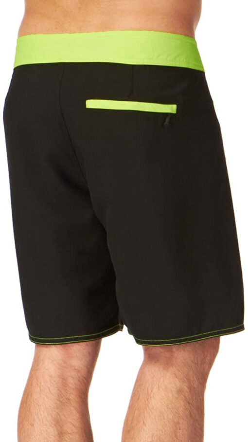 Bañador DC Shoes surfero Hombre Short elástico Trip Hoppin (kbdo) Black Ref. EDYBS00000 negro/amarillo fluor