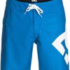 Bañador DC SHOES surfero hombre Short elástico Januari (brto) Ref. ADYBS03015 azul logo pierna blanco