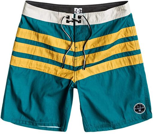 Bañador DC Shoes surfero Hombre Short elástico Hamilton Boardshort (brvo) Ref. ADYBS00051 verde/amarillo