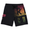 Bañador RIP CURL surfero niño Short elástico OVERSPRAY 18 S/E Yelow Ref. KBOBU4 negro multicolor