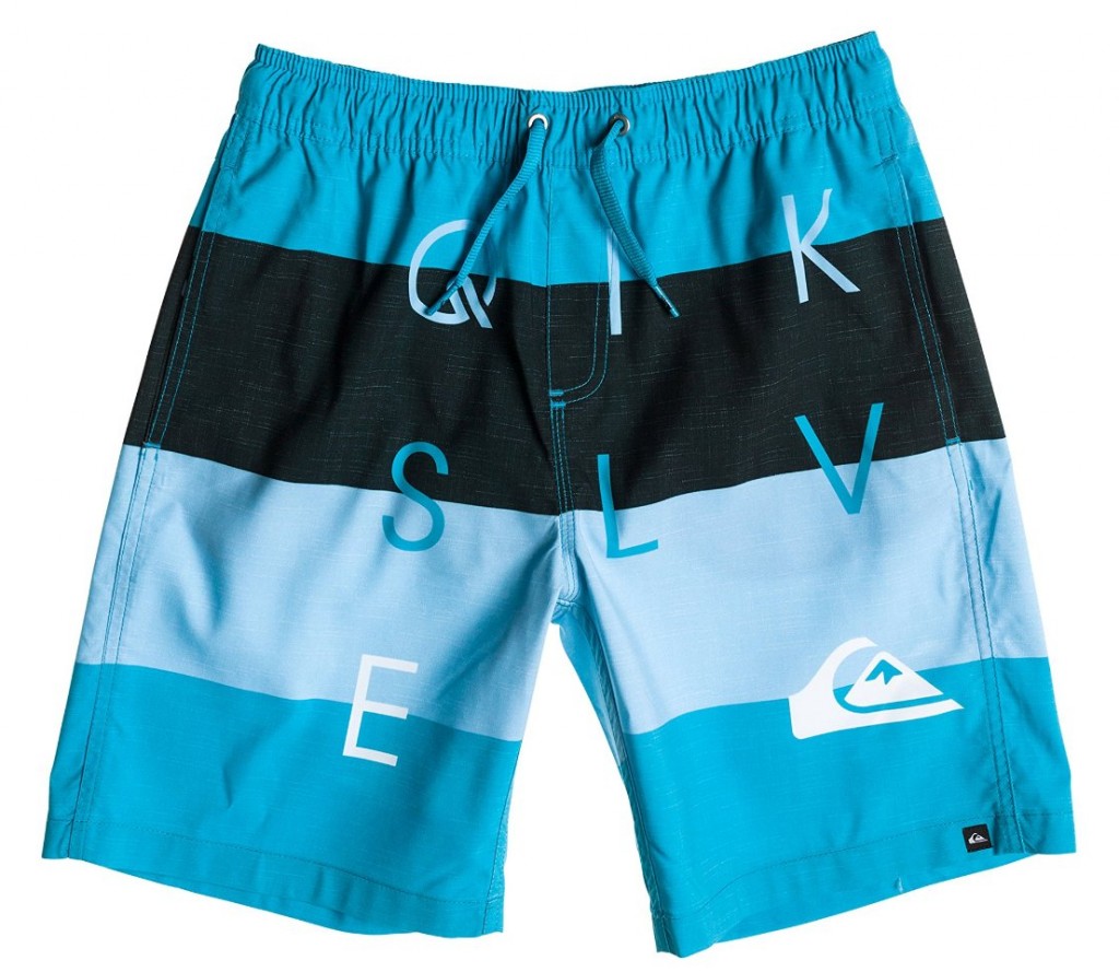 Bañador niño QUIKSILVER elástico Letter Press Blue (bmj6) AQBJV03009 azul/negro logos | Martimpe Berart - Tienda de Moda en Gausach, Vielha, Valle de Aran