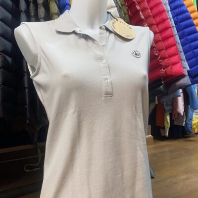 Polo Jott de Mujer sin mangas SAVANNAH 9924/507 Gris perle BASIC Justoverthetop gris perla