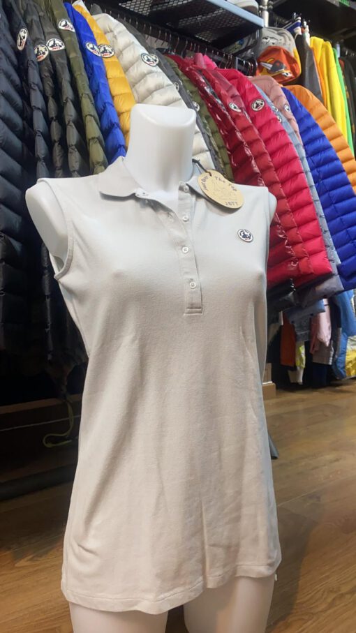 Polo Jott de Mujer sin mangas SAVANNAH 9924/507 Gris perle BASIC Justoverthetop gris perla