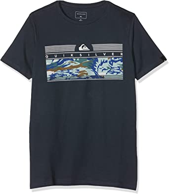 Camiseta QUIKSILVER manga corta niño surfera The Jungle Navy (bst0) Ref. EQBZT03896 azul logo tropical
