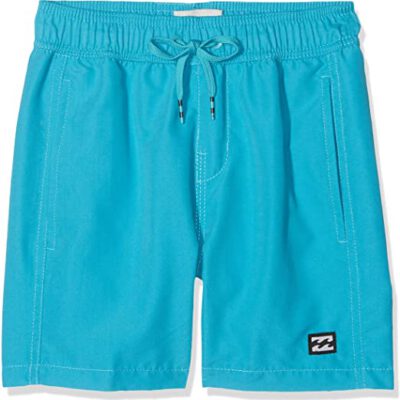 Bañador BILLABONG surfero niño Short elástico Boys' All Day Stripes Layback Cyan Ref. N2LB01 azul