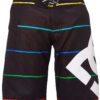 Bañador DC SHOES surfero niño Short elástico Lanai By B (kvj4) Ref. 73810035 negro rayas colores