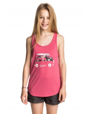 Camiseta RIP CURL niña tirantes surfera Floral Van Tank blogger Ref. JTEBI4 Rosa furgoneta