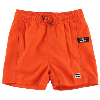 Bañador BILLABONG surfero niño Short elástico Boys' All Day Stripes Layback Orange Ref. N2LB01 naranja chillón