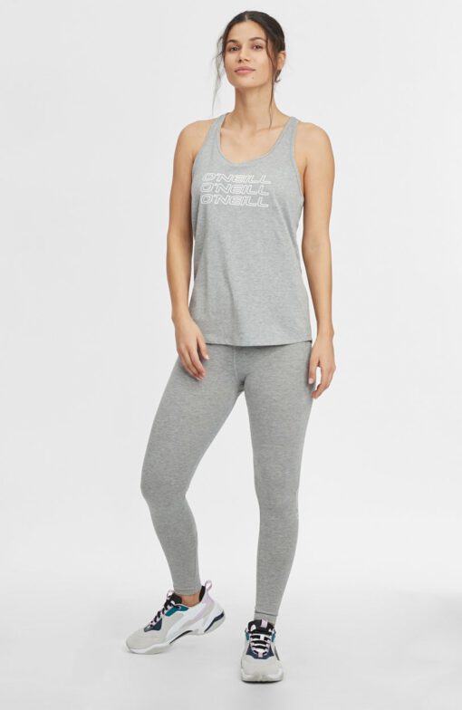 Legging Deportivo O'NEILL Mujer GYM HIGH WAIST LEGGING Silver Melee Ref. N07702 gris claro logo pierna