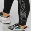 Legging Deportivo O'NEILL Mujer GYM HIGH WAIST LEGGING Black Out Ref. N07702 negro logo pierna