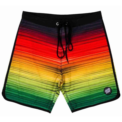 Bañador SANTA CRUZ surfero Hombre Short elástico RASTA FADE Ref. SCBSRA multicolor