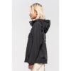 Chubasquero SANTA CRUZ Mujer con capucha Classic Outlaw Jacket Black Ref. SCA-WJA-0296 Negra logo blanco