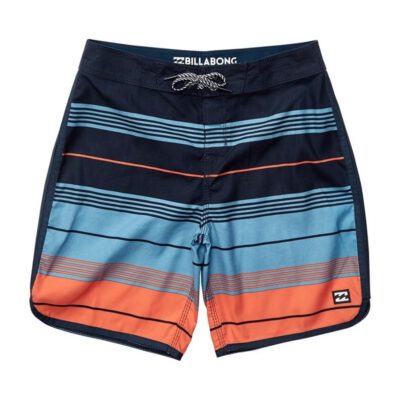 Bañador BILLABONG surfero niño Short elástico Stripe OG Orange Ref. N2BS07 Azul/naranja rayas