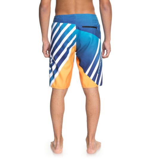 Bañador DC Shoes surfero Hombre Short elástico VERTICULAR 21" (BLV0) Ref. ADYBS03070 azul/naranja