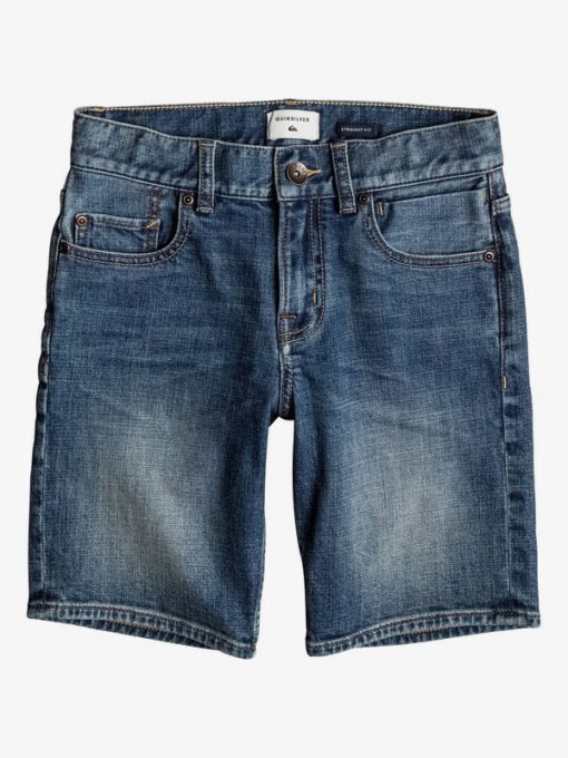 Pantalón corto QUIKSILVER Short Vaquero niño Revolver Sky MIDDLE SKY (bsww) Ref. EQBDS03045 azul tejano