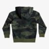 Sudadera niño Quiksilver con capucha Toko Bear FOUR LEAF CLOVER CAMO S318 (gph6) Ref. EQKFT03255 camuflaje verde