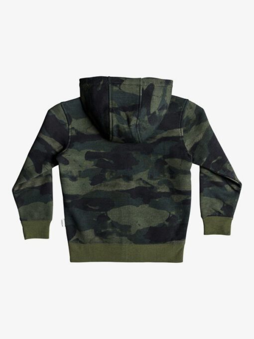 Sudadera niño Quiksilver con capucha Toko Bear FOUR LEAF CLOVER CAMO S318 (gph6) Ref. EQKFT03255 camuflaje verde