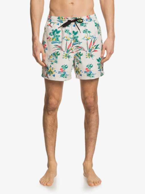 Bañador QUIKSILVER Short elástico para Hombre Vacancy 16" ANTIQUE WHITE (wcl6) Ref. EQYJV03559 blanco aloha playa