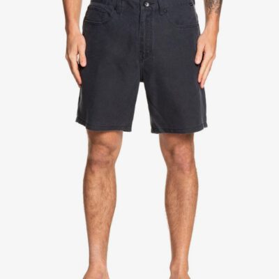 Bermuda corta QUIKSILVER Short tejano para Hombre Nelson Surfwash 18" BLACK (kvj0) Ref. EQYWS03590 negro claro