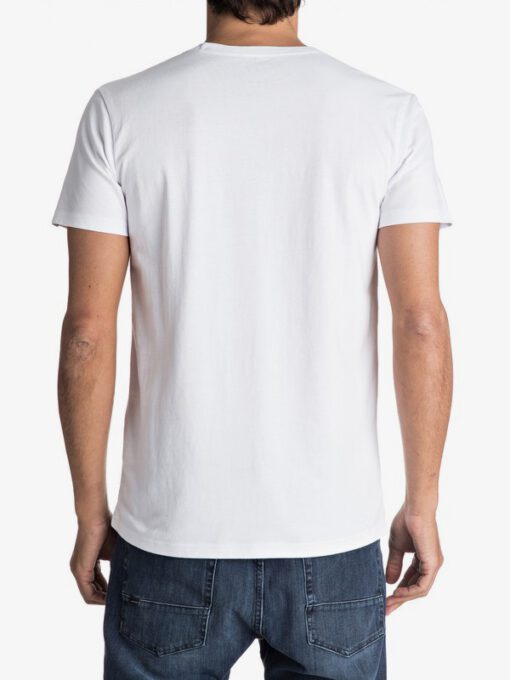 Camiseta QUIKSILVER manga corta algodón orgánico para Hombre Sust East Morning Glide WHITE (wbb0) Ref. EQYZT04550 blanca