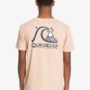 Camiseta QUIKSILVER manga corta con tejido orgánico para Hombre Fresh Take SARGASSO APRICOT (nez0) Ref. EQYZT06354 naranja claro