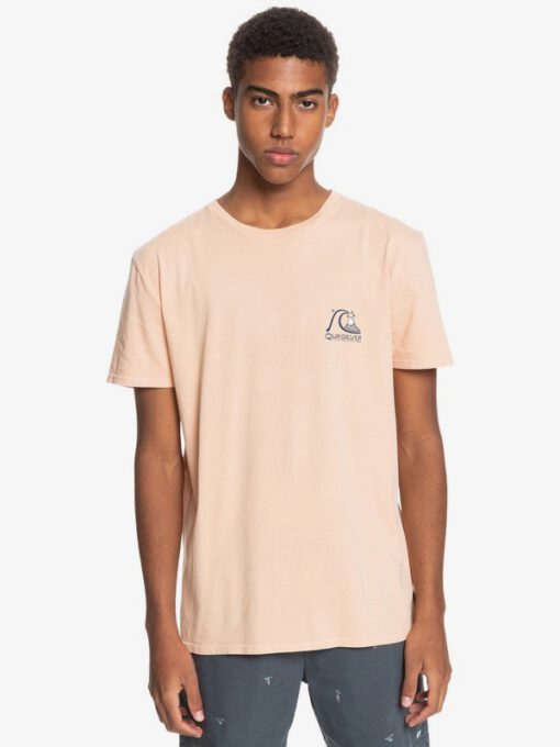 Camiseta QUIKSILVER manga corta con tejido orgánico para Hombre Fresh Take SARGASSO APRICOT (nez0) Ref. EQYZT06354 naranja claro