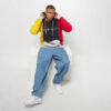Sudadera KARL KANI Con capucha unisex Originals Block Hoodie Navy Ref. KKMQ12152 NVY azul/amarillo/rojo