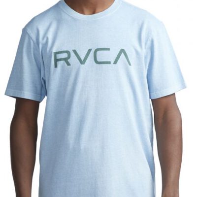 Camiseta Hombre RVCA manga corta t-shirt BIG RVCA Ss Ref. N1 SSRK RVP9 Ether blue azul logo pecho