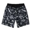 Bañador BILLABONG surfero niño Short elástico Bad Billy Layback 16" NIGHT Ref. W2LB10BIP1 negro/blanco calaveras