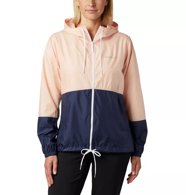 Chaqueta COLUMBIA con capucha y aislamiento para Mujer Flash Forward™ Ref. 1585911870 rosa palo/marino | Martimpe Berart - Tienda de Moda Gausach, Valle de Aran