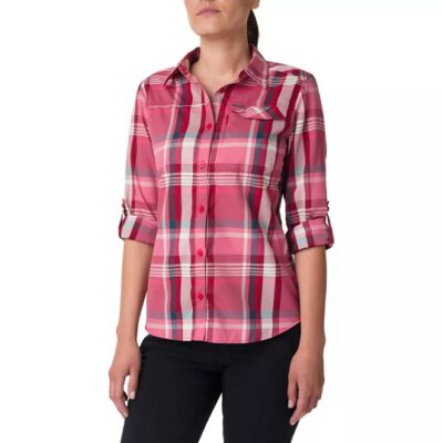 Camisa COLUMBIA de manga larga para mujer Silver Ridge™ 2.0 Plaid Long red Ref. 1841803658 roja cuadros