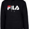 Sudadera FILA Hombre con capucha CLASSIC PURE HOODY Black Ref. 681090 negra logo pecho