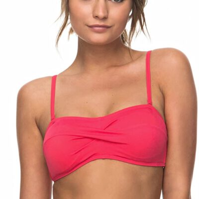 Sujetador de bikini ROXY Top Bandeau una pieza para Mujer ROXY Essentials (mlj0) Ref. ERJX303613 rosa