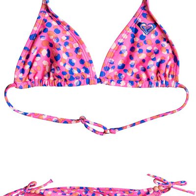 Conjunto de Bikini ROXY dos piezas niña Tiki Tri Surfing set (mjp6) Ref. ERGX203021 rosa fucsia