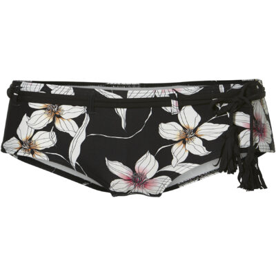 Braguita de bikini O'NEILL una pieza talle bajo Mujer PW PRINT SHORTY BOTTOM Ref. 8A8536 negro con flores