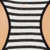 Vestido O'NEILL largo camiseta con tirantes para mujer LW Racerback Jersey DRESS Black/white Ref. 9A8912 Blanco/negro rayas