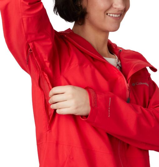 Chaqueta chubasquero COLUMBIA con capucha y aislamiento para Mujer Evolution Valley™ II Ref. 1842224658 roja