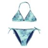 Conjunto de Bikini ROXY dos piezas niña Jungle Poem (gcz6) Ref. ERGX203067 azul turquesa floral