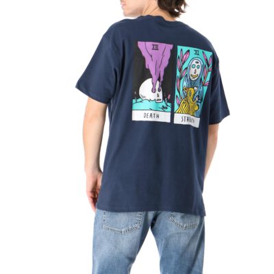 Camiseta Hombre RVCA manga corta t-shirt SUPERBLAST TAROT Moody blue Ref. U1 SSSV RVF0 Azul